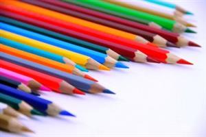 various colored pencils