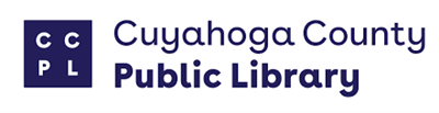 cuyahoga county public library logo and text